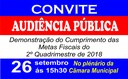 CONVITE PARA AUDIÊNCIA PÚBLICA