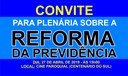 PLENÁRIA SOBRE A REFORMA DA PREVIDÊNCIA